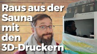 Meine kleine 3D Druck Printfarm mit Online Shop steigt auf! VLOG, Tour, viele Tipps und Ausblick