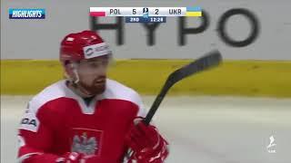 2019 IIHF Ice Hockey World Championship Division I Group B | Poland vs. Ukraine | Highlights