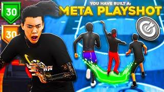 *NEW* META 5'8 PLAYMAKING SHOT CREATOR BUILD BROKE NBA 2K22! THE BEST PLAYSHOT GUARD BUILD in 2K22!