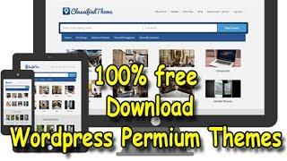 free download premium wordpress themes - 100%free