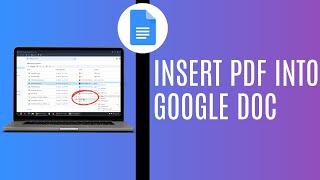 How To Insert PDF Into Google Doc