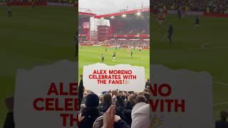 ÁLEX MORENO CELEBRATES WITH THE FANS!