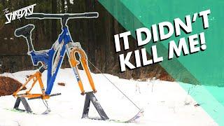 DIY Ski Bike Build // It's Not Pretty, But It's Super Fun!