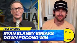 Ryan Blaney Breaks Down His Win at Pocono with Kevin Harvick! | Harvick Happy Hour
