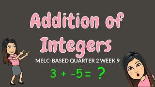 ADDITION OF INTEGERS | GRADE 6