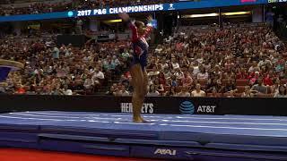 Jordan Chiles - Vault - 2017 P&G Championships - Senior Women - Day 2