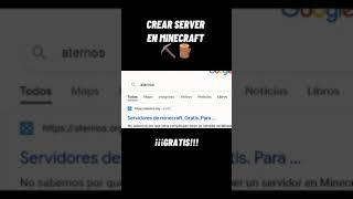 Como crear un server en Minecraft ️🪵 #shortvideos #minecraft #minecraftsurvival #minecraftshorts