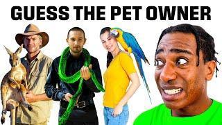 Match The Pet To The Owner