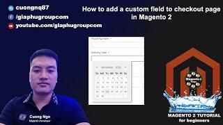 How to add a custom field to checkout page in Magento 2
