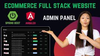 Angular E commerce Full Stack Project With Admin Panel & Spring Boot Api | Ngrx Store,  MySQL  #1