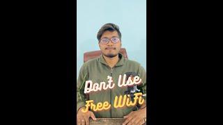 don't use free wifi , you can loss your privacy  | Vipin Bansal  #shorts #hacking