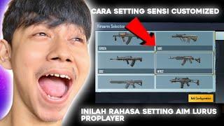 CARA SETTING SENSITIVITAS CUSTOMIZED PUBG MOBILE | SETTING SENSI CUSTOMIZED NO RECOIL PUBG MOBILE