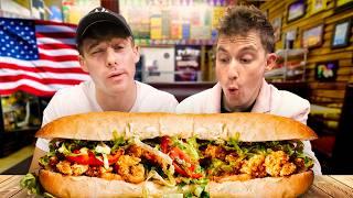 Two Brits try the most famous sandwich in New Orleans!