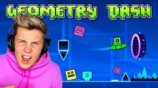 Can We Go NOOB to PRO to HACKER in Geometry Dash!? Prezley