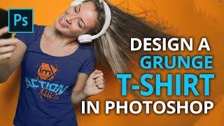 How to Design a T-shirt in Photoshop - Photoshop T-shirt Tutorial