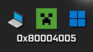 Minecraft Launcher Error Code Eroded Badlands Error 0x80004005 On PC FIX