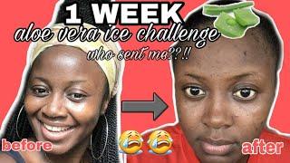 I USED ALOE VERA ON MY FACE FOR FOUR DAYS  THIS IS WHAT HAPPENED! REAL RESULTS!! | GHANAIAN YOUTUBER