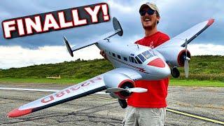 BRAND NEW Twin Motor RC Plane!!! E-Flite Beechcraft D18 1.5m