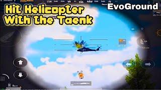 Hit Helicopter with the Tank‍️Pubg Mobile Payload Tank vs HelicopterEvoGround +18 kills#2023