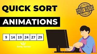 Quick Sort Animations | Data Structure | Visual How