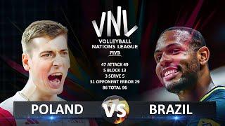 Poland vs Brazil | Men's VNL 2024