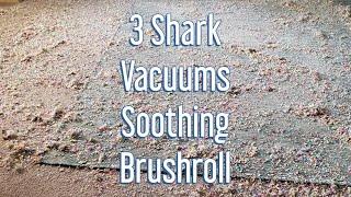 Three Shark Vacuums - All Brushroll - ASMR