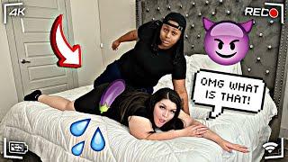 RUBBING MY "STRAP"  ON MY GIRLFRIEND TO SEE HOW SHE REACTS !! *GONE RIGHT* LGBT ️‍