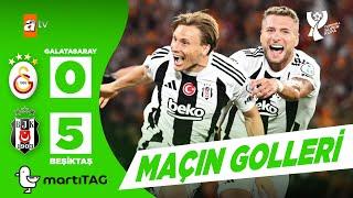 Galatasaray 0 - 5 Beşiktaş Maçın Tüm Golleri | Süper Kupa 2024