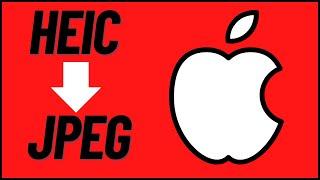 How to Convert HEIC images to JPEG images on a Mac (In Bulk)