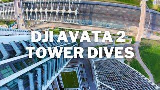 DJI Avata 2 Tower Dives, is this the perfect Hybrid FPV Drone?