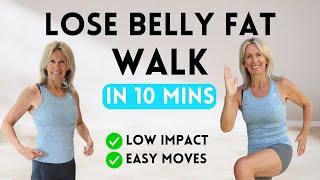 Walking Workout To Lose Belly Fat For Older Ladies | Home Workout & Easy Moves