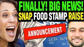 FINALLY! SNAP Food Stamp INCREASE Announced | Huge EBT Benefits Update (MUST WATCH)