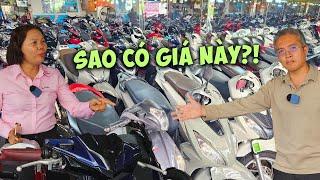 20 năm bán xe cũ chưa bao giờ thấy giá xe máy rẻ như năm nay...