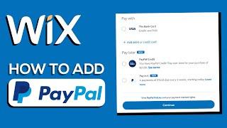 How To Add Paypal To Wix Website | Easy And Simple (2024)