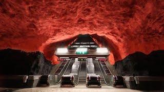 TOP 10 THE MOST BEAUTIFUL STOCKHOLM SUBWAY STATIONS.