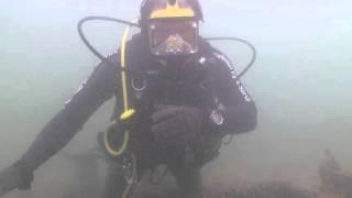 Underwater at the USS Arizona in Pearl Harbor