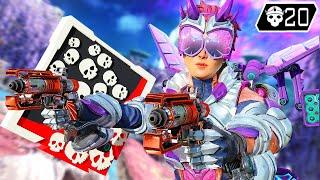 AMAZING VALKYRIE 20+ KILLS AND 4K+ DAMAGE (Apex Legends Gameplay)