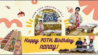 HAPPY 70TH BIRTHDAY NANAY