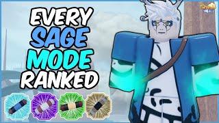 Every Sage Mode RANKED From WORST To BEST! | Shindo Life Tier List