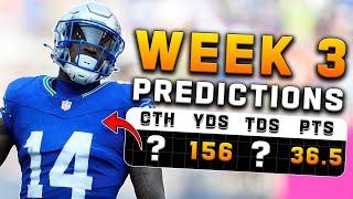 Predicting Week 3's Top Scorers in Fantasy Football