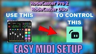 EASY Control STREAMLABS with RodeCaster Pro 2 / RodeCaster Duo MIDI