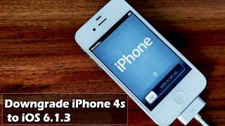 iPhone 4s Downgrade iOS 9.3.6 -  9.3.5 to iOS 6.1.3  Fix Error Downgrade | 2022