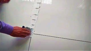 How To Grout Floor Tile Process - Use of white cement grout - How To Grout