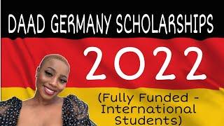 Scholarships in Germany for International Students 2022|| DAAD || Study Abroad || Procedure