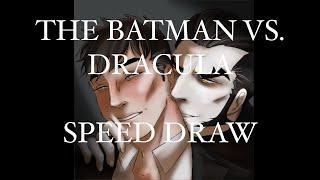 The Batman vs. Dracula Speed Draw (Art Collab with anime_all_the_time)