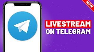 How To Livestream In Telegram Group or Channel (EASY)