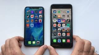 iPhone X vs iPhone 7 Plus | Speed Test