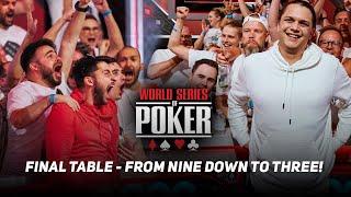 WSOP Main Event 2024 FINAL TABLE - Who Makes The Final Three?!