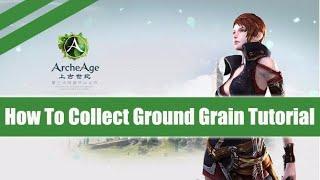 ArcheAge  How To Obtain Ground Grain Guide 