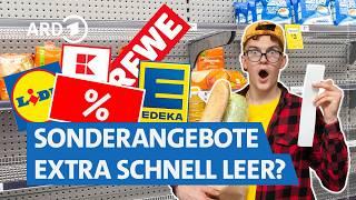 Aktionsware bei Lidl, Rewe & Co.: Angebote aus den Prospekten immer ausverkauft?  | Marktcheck SWR